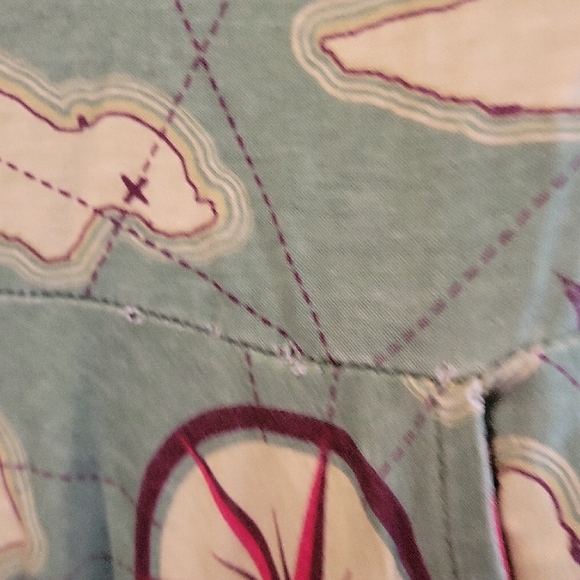 Playful Green Midi Dress with Fun Print - Picture 4 of 9